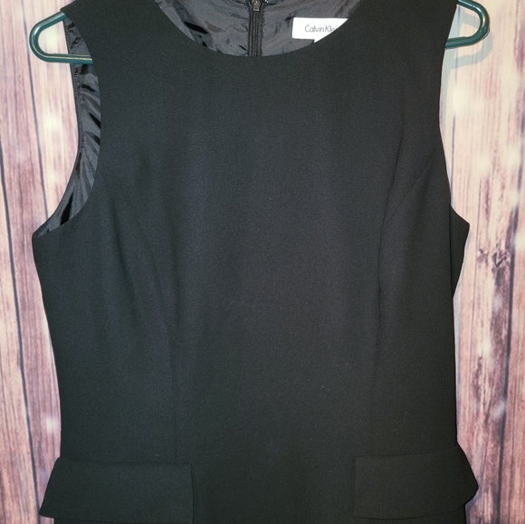 Calvin Klein Black Dress Size 10 - GUC - Picture 3 of 8